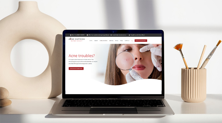 Acne Express website launch
