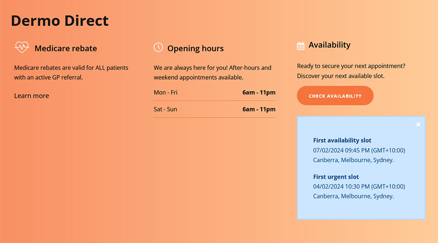 'Check Availability'